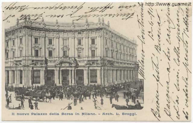 Milano - Il nuovo Palazzo della Borsa in Milano - click to next image