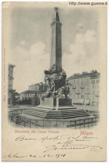 Milano - Monumento alle Cinque Giornate - click to next image