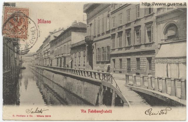 Milano - Via Fatebenefratelli - click to next image