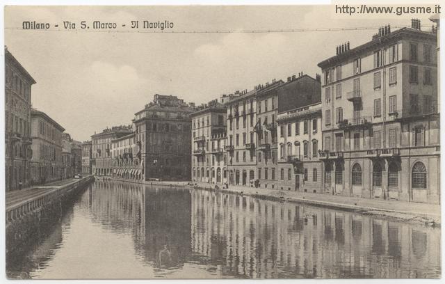 Milano - Via S.Marco - Il Naviglio - click to next image