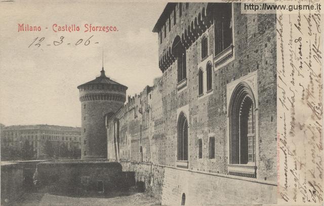 1906s Castello Sforzesco - click to next image