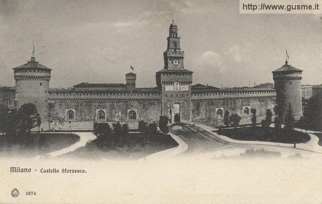 1909s Castello Sforzesco - click to next image