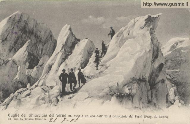 1906-04-24 Guglie del Ghiacciaio dei Forni_Image11 - click to next image