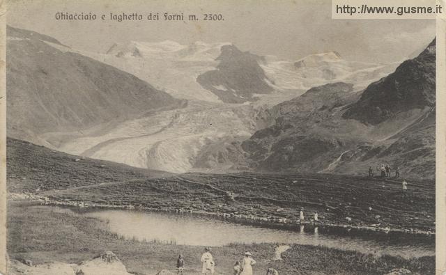 1911-08-11 Ghiacciaio e laghetto dei Forni_trinc-00203A-AV2Vfor - click to next image