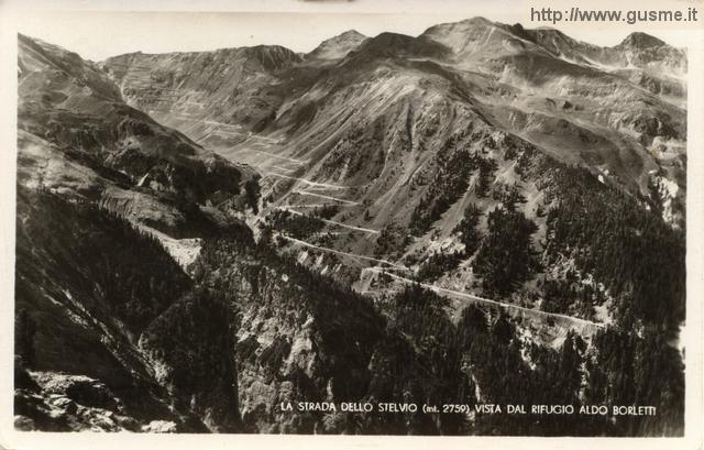 1933-no-vi La Strada dello Stelvio dal Rif. Aldo Borletti_miche-00799A-AV3StTr - click to next image