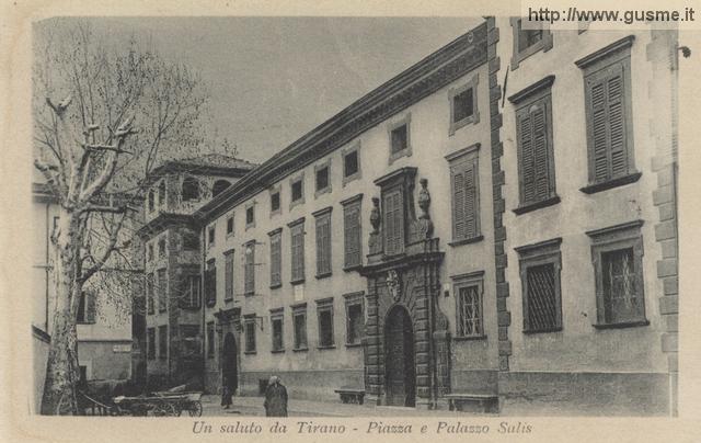 1918-04-17 Piazza e Palazzo Salis_trin@-00320A-TI1Sali - click to next image