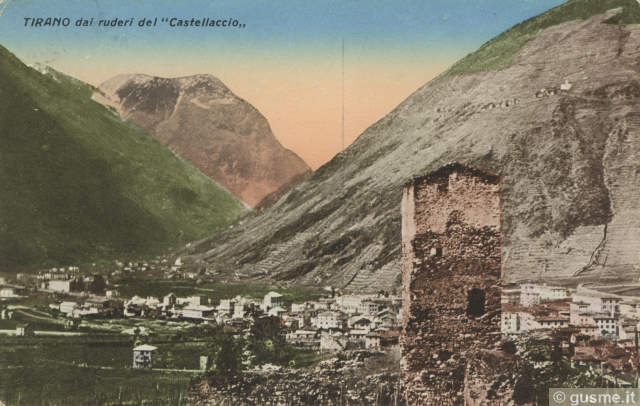 1930-se-da Tirano dai ruderi del Castellaccio_bonazG-04783A-TI1Tir - click to next image