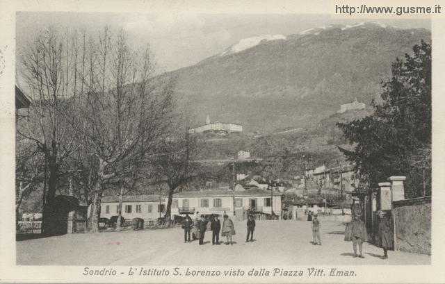 1921-01-17 L'Ist. San Lorenzo visto dalla Piazza_trin@-01364A-SO1gari - click to next image