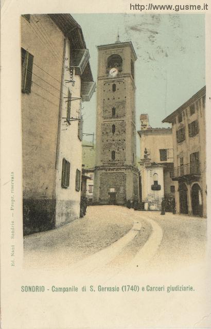 1904-vi-sd Campanile di S. Gervasio e Carceri_naniE-00003A-SO1cIta - click to next image