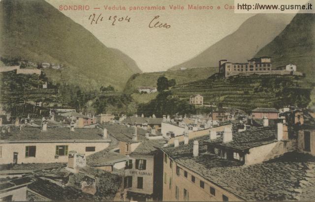 1904-01-17 Ved. panoramica Valle Malenco  e Castello Militare_senno-00024A-SO2mase - click to next image