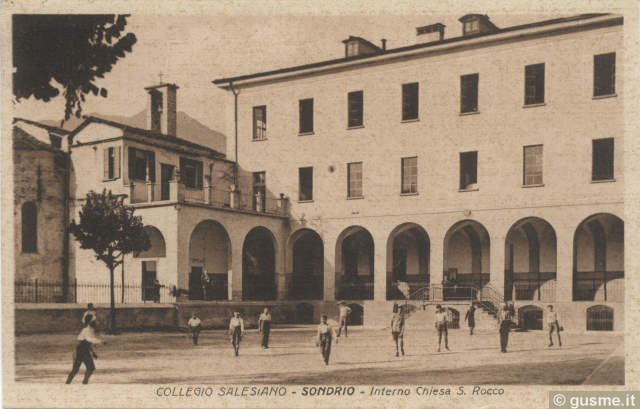 1935-10-10 Collegio Salesiano Interno Chiesa di S. Rocco_pezz -39861A-SO5sale - click to next image