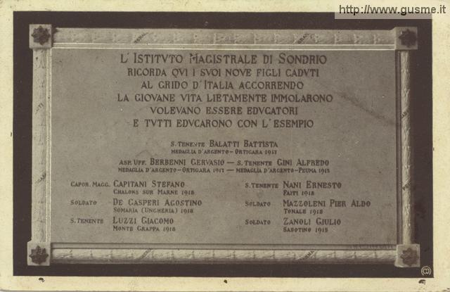 1919-12-11 Targa marmorea  Ist. Magistrale_senno-02550A-SO6batt - click to next image