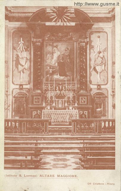 1909-12-24 S. Lorenzo -Altare Maggiore_chiat-00002A-SO4slo1 - click to next image