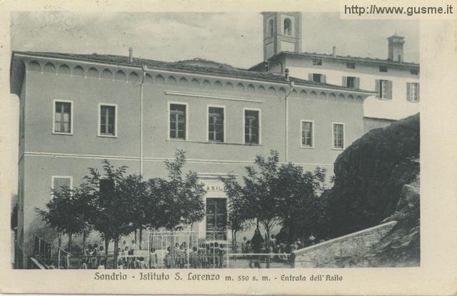 1923-01-05 S. Lorenzo- Entrata dell'Asilo_trin@-01097A-SO4sloi - click to next image