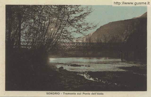 1929-no-vi Tramonto sul ponte dell'Adda_garan-28259A-SO7adda - click to next image