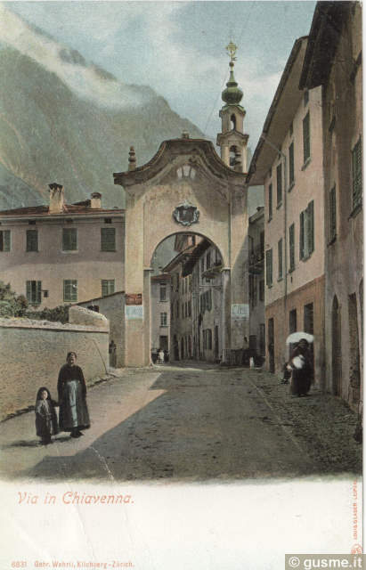 1904-no-vi Via in Chiavenna ( S. Maria)_Wehr-06831A-CH1chia - click to next image