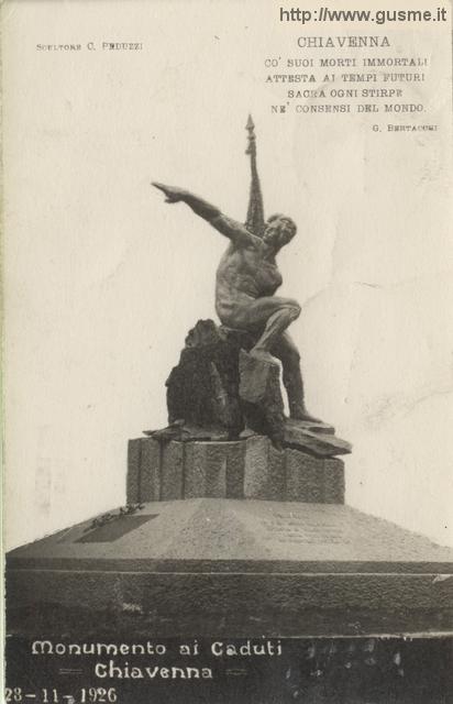 1926-12-31 Monumento ai Caduti a Chiavenna_pasin-00001A-CH1chia - click to next image