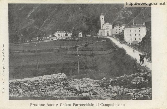 1908-09-10 Fraz. Asee e Chiesa di Campodolcino_gropp-00001A-CH1camp - click to next image