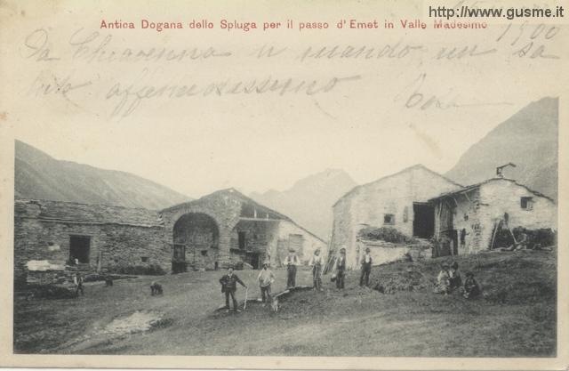 1900-03-25 Antica dogana dello Spluga per il passo d'Emet_senno-00042A-CH2made - click to next image