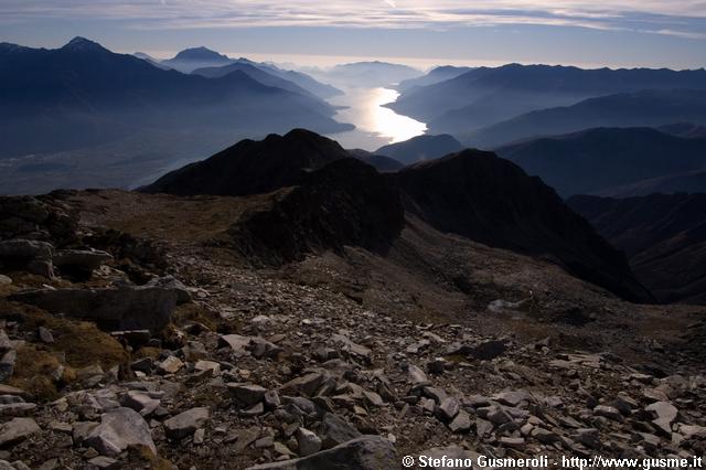  Alta val di Bares e panorama sul Lario - click to next image