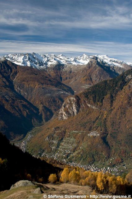  Panorama verso la valle Spluga - click to next image