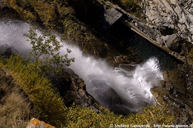  Cascata di Pianazzo dall'alto - click to next image