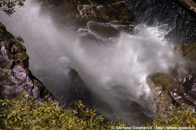  Cascata di Pianazzo dall'alto - click to next image