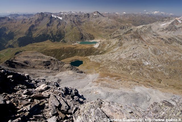  Panorama a Ovest dalla cima dell'Emet - click to next image