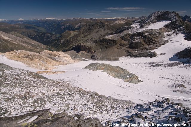  Ghiacciaio Nord del Suretta dalla cima Adami - click to next image