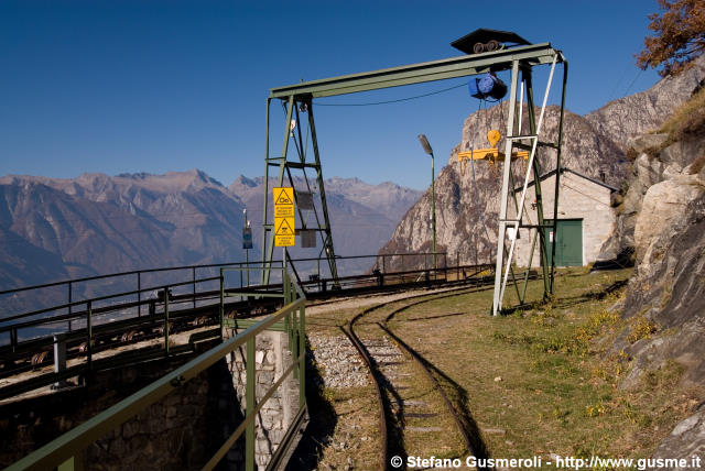  La stazione in cima al piano inclinato - click to next image