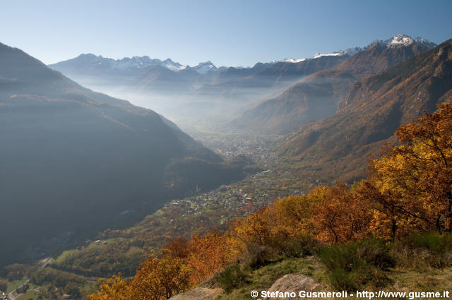  Panorama autunnale sulla bassa bregaglia - click to next image