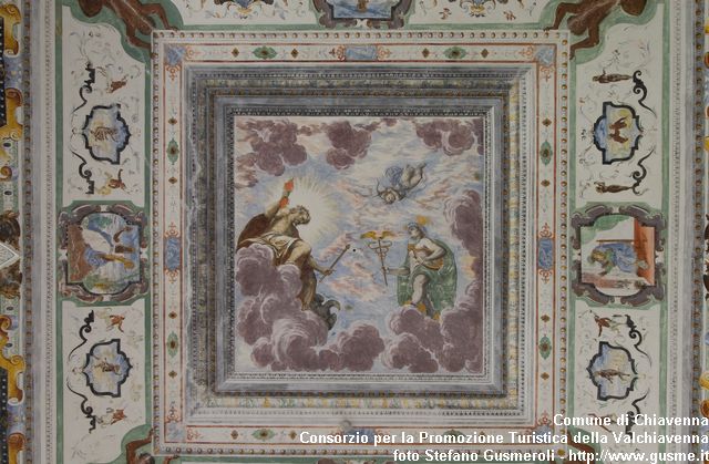  Sala di Giove e Mercurio - Soffitto - click to next image