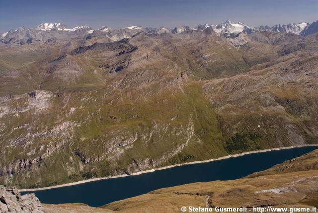  Lago di Lei dal pizzo d'Emet - click to next image