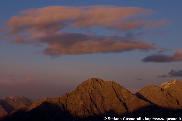  Pizzo di Prata al tramonto - click to next image