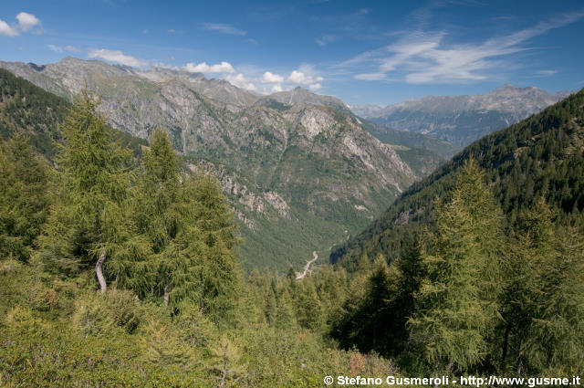  Panorama dall'Alpe Campo - click to next image