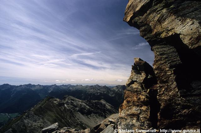  Panorama dalla cresta del Sommavalle - click to next image